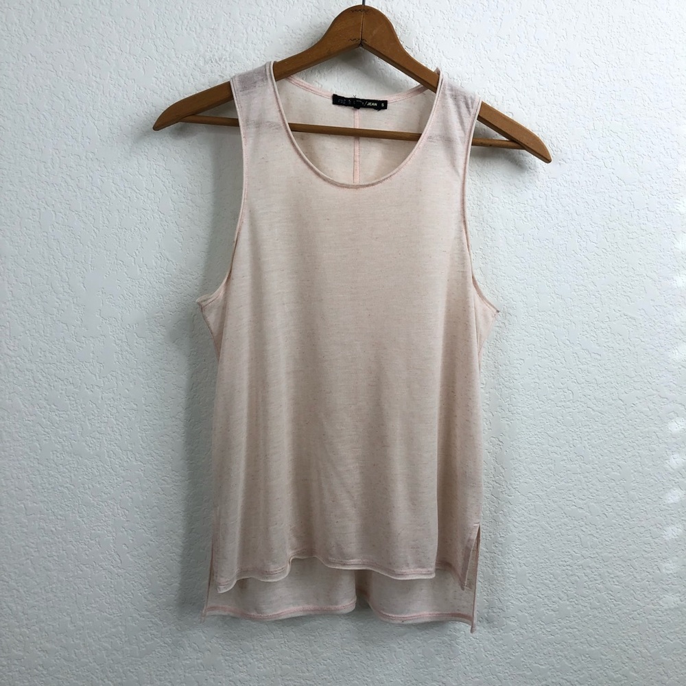 rag & bone Blush Layered Scoop Neck Tank